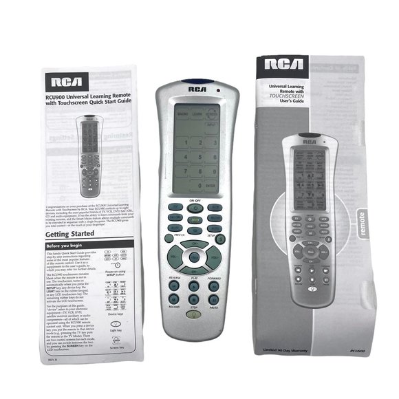 RCA RCU900 2002 Universal Learning Remote Control with Touchscreen Backlit - Picture 5 of 8